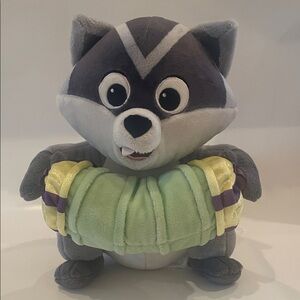 Disney Tiana’s Bayou Adventure Apollo Gray and Green Plush with Yellow Accents.